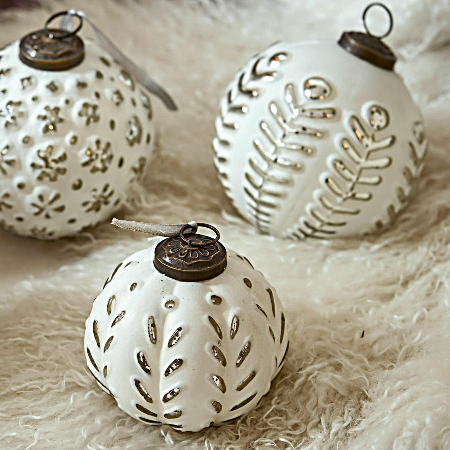 Lot de 4 boules de Noël Consac