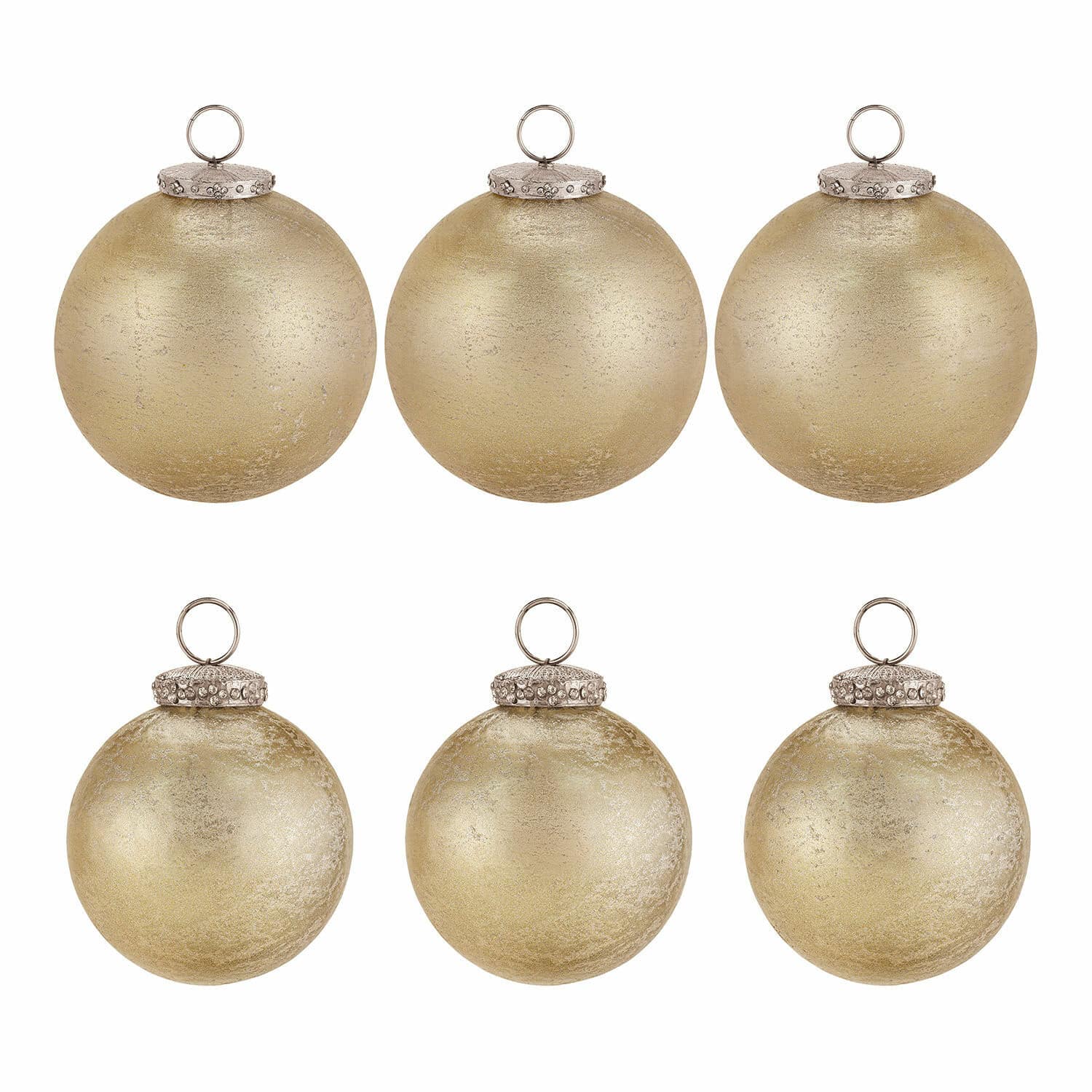 Lot de 6 boules de Noël Demerique