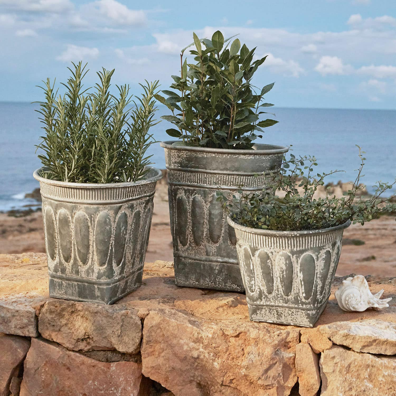 Lot de 3 cache-pots Bakersfield