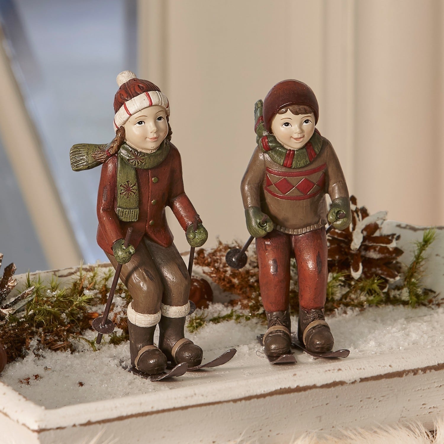 Lot de 2 figurines Bibury