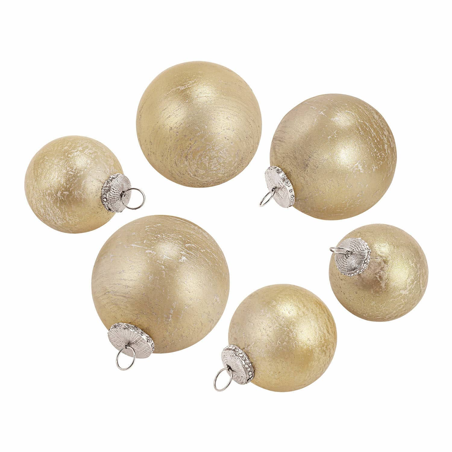 Lot de 6 boules de Noël Demerique