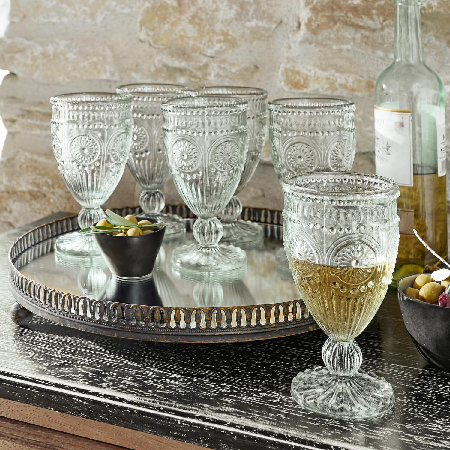 Lot de 6 verres Leatrice