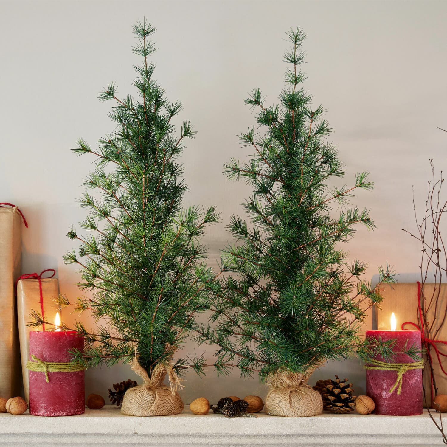 Lot de 2 sapins décoratifs Bohicon