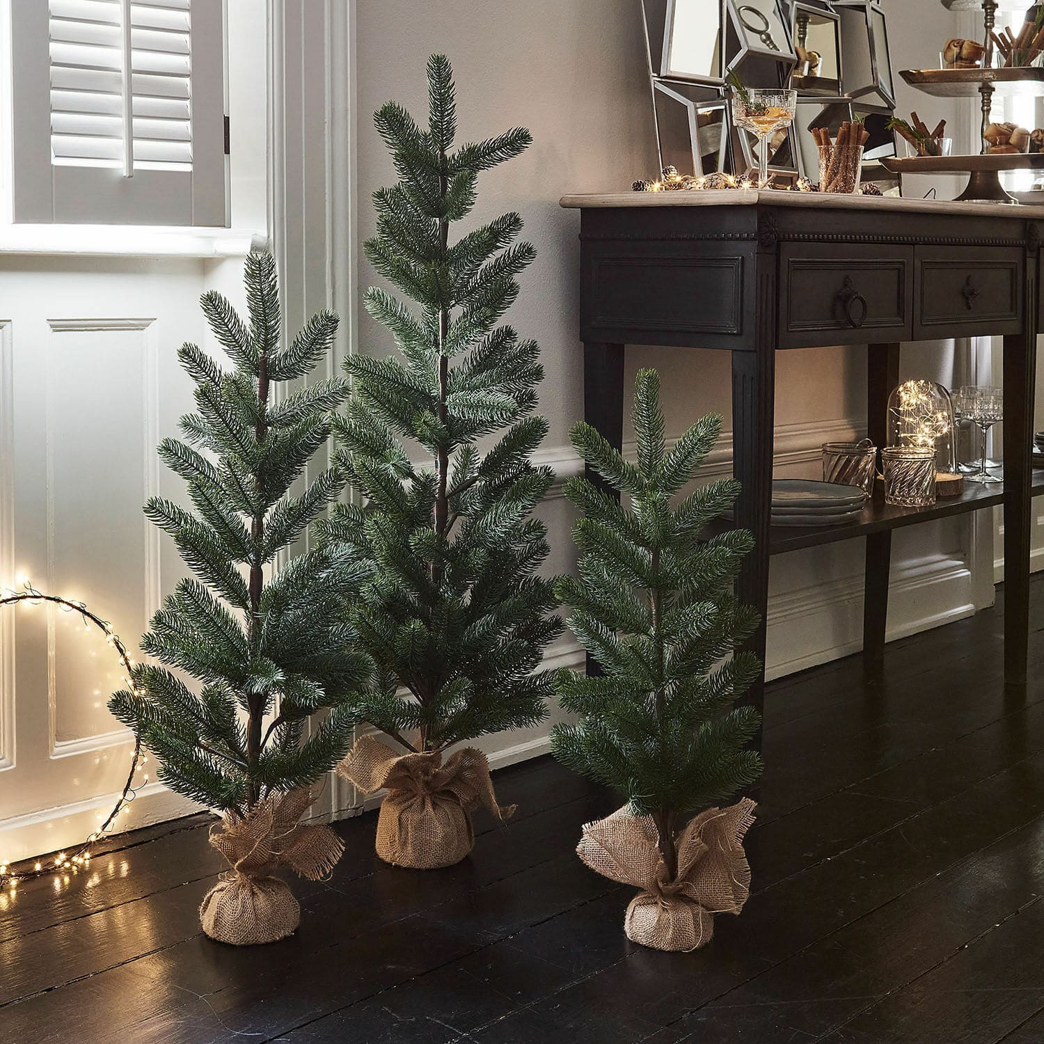 Lot de 3 arbres décoratifs Merpins