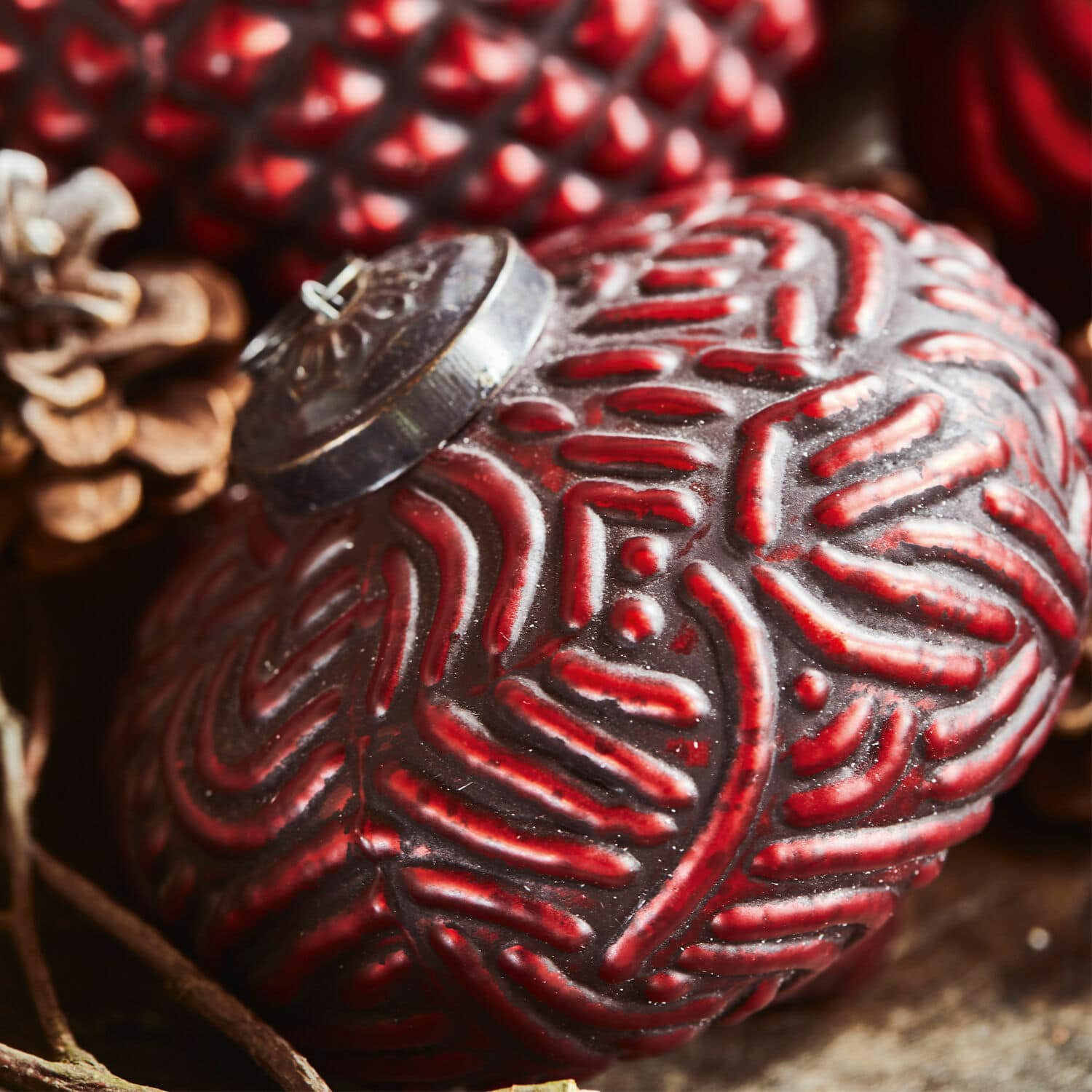 Lot de 4 boules de Noël Meyen