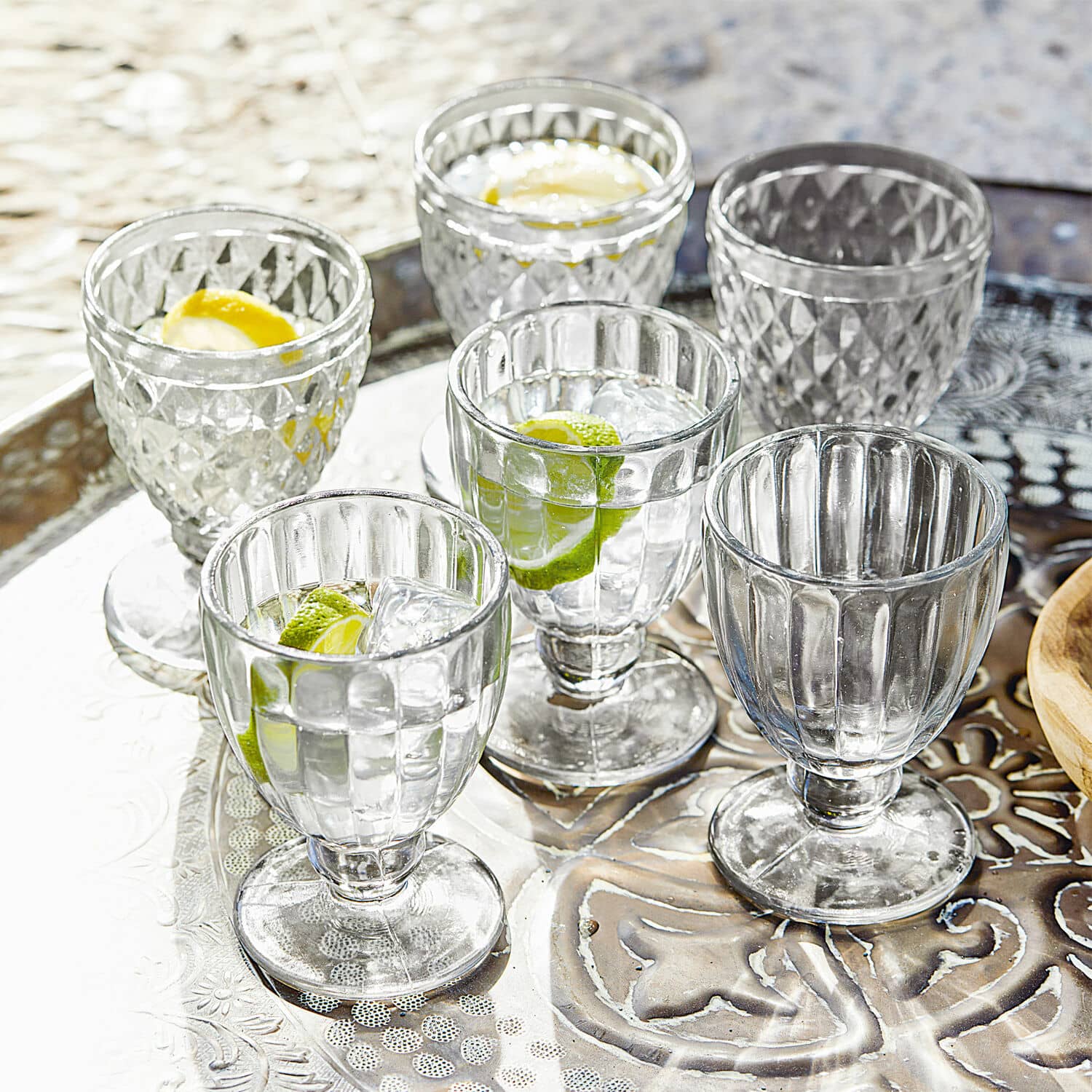 Lot de 6 verres Harmonville