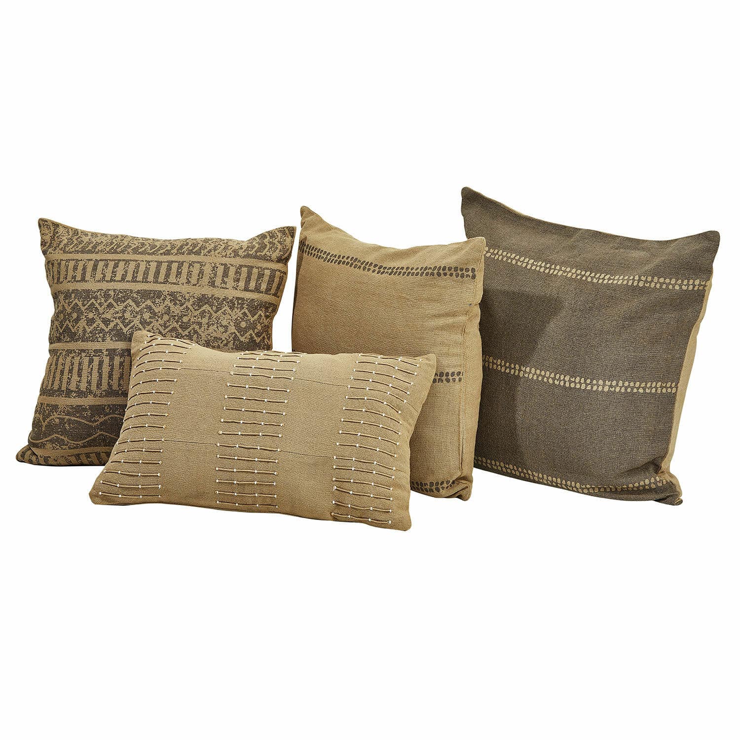 Lot de 4 housses de coussins Patti