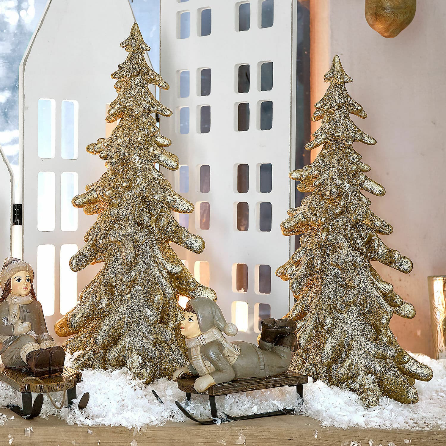 Lot de 2 sapins décoratifs Tolvene