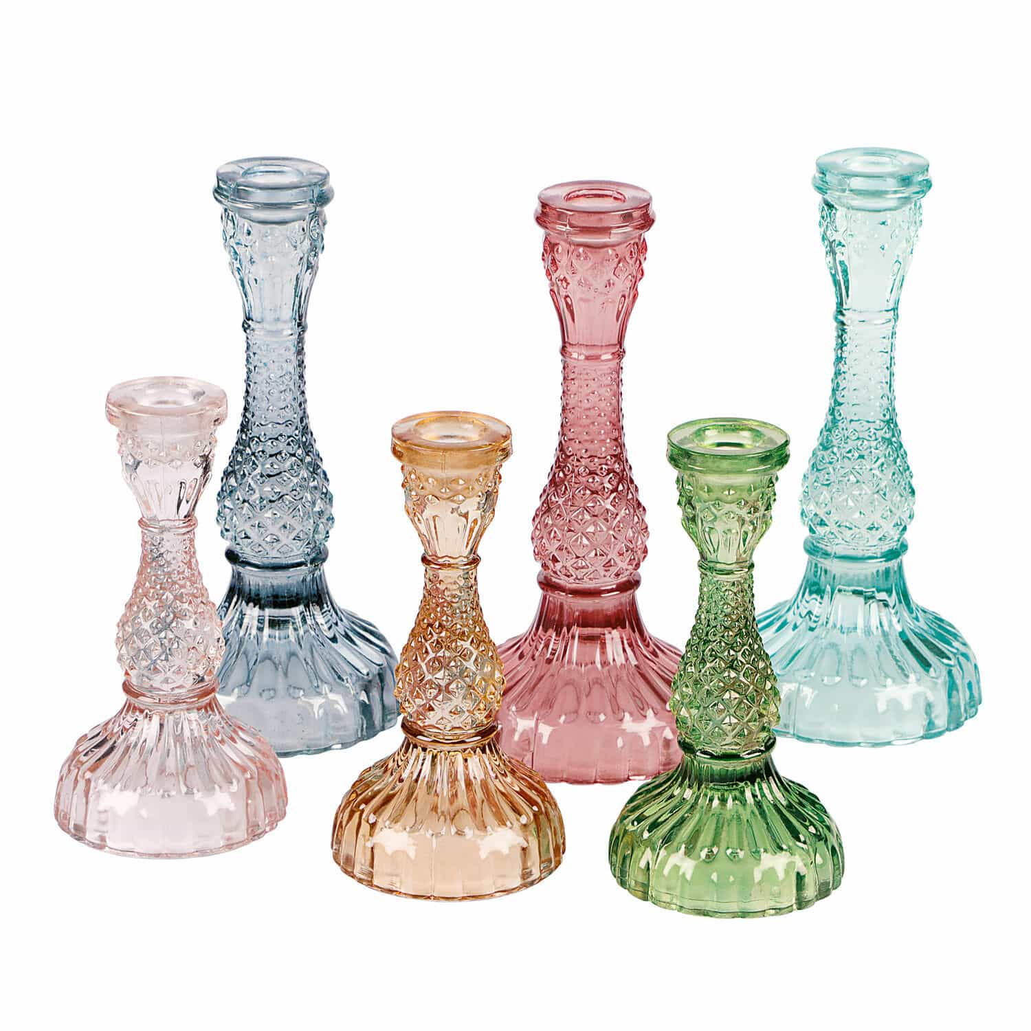 Lot de 6 bougeoirs Moana