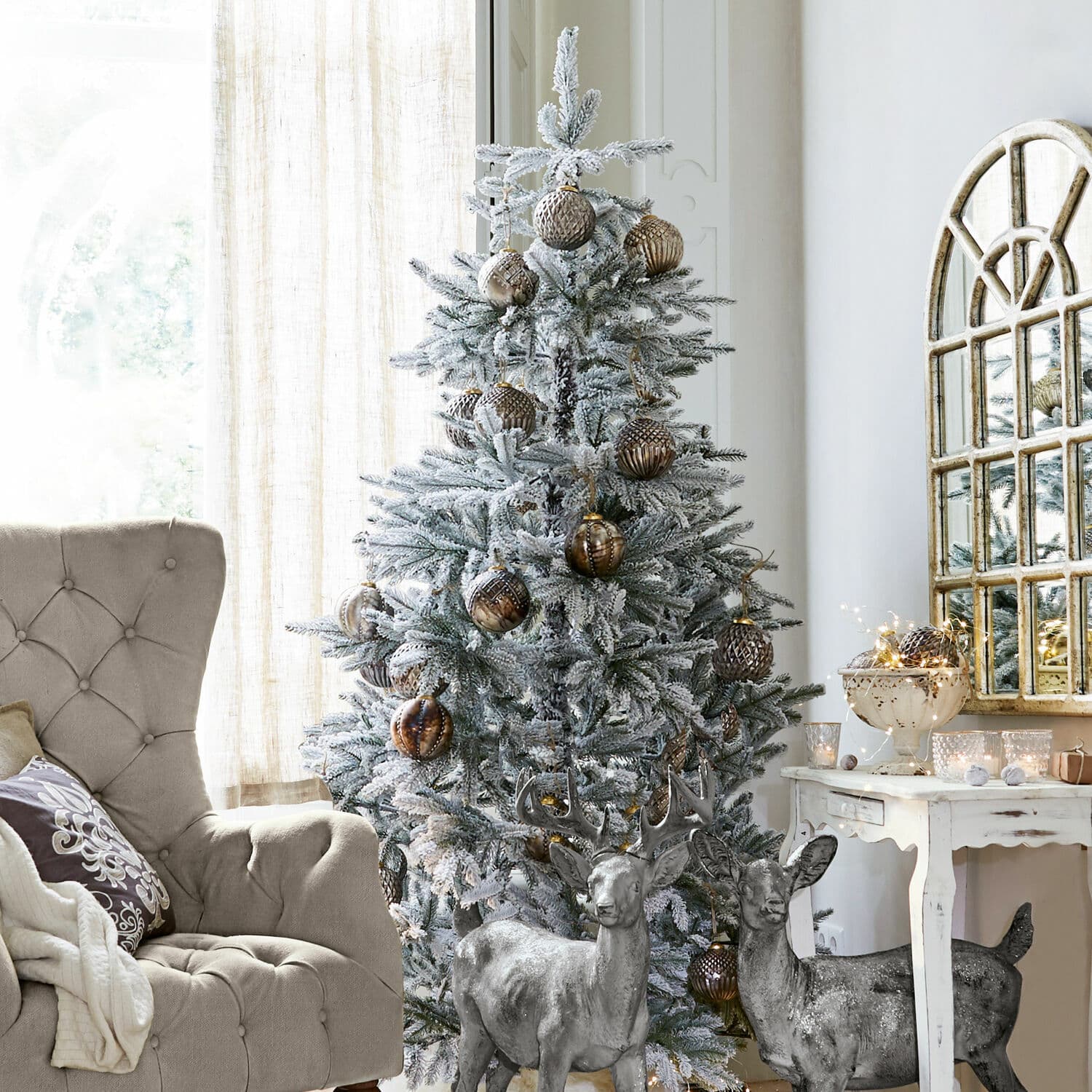 Lot de 8 décorations de Noël Silverlake