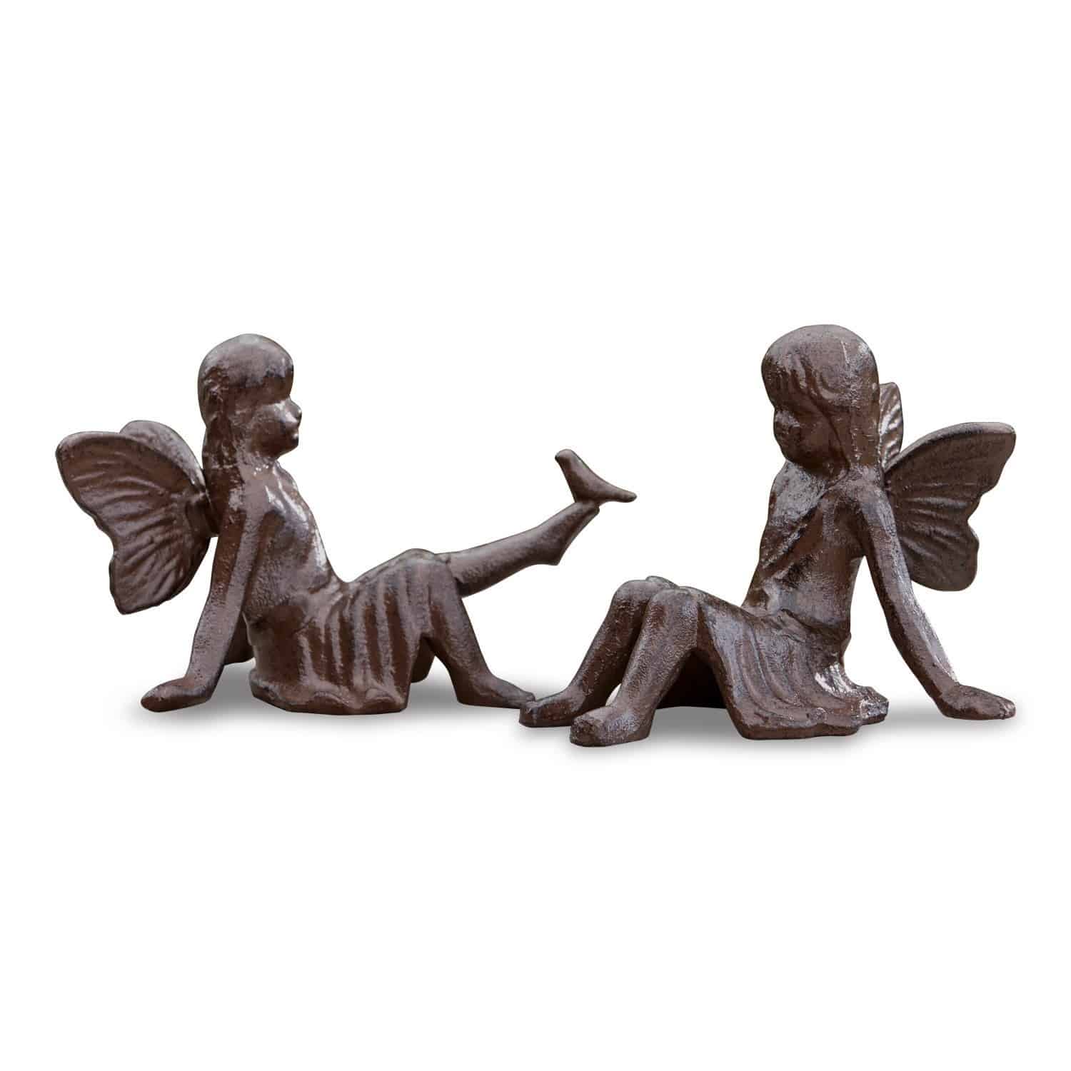 Lot de 2 figurines décoratives Papille