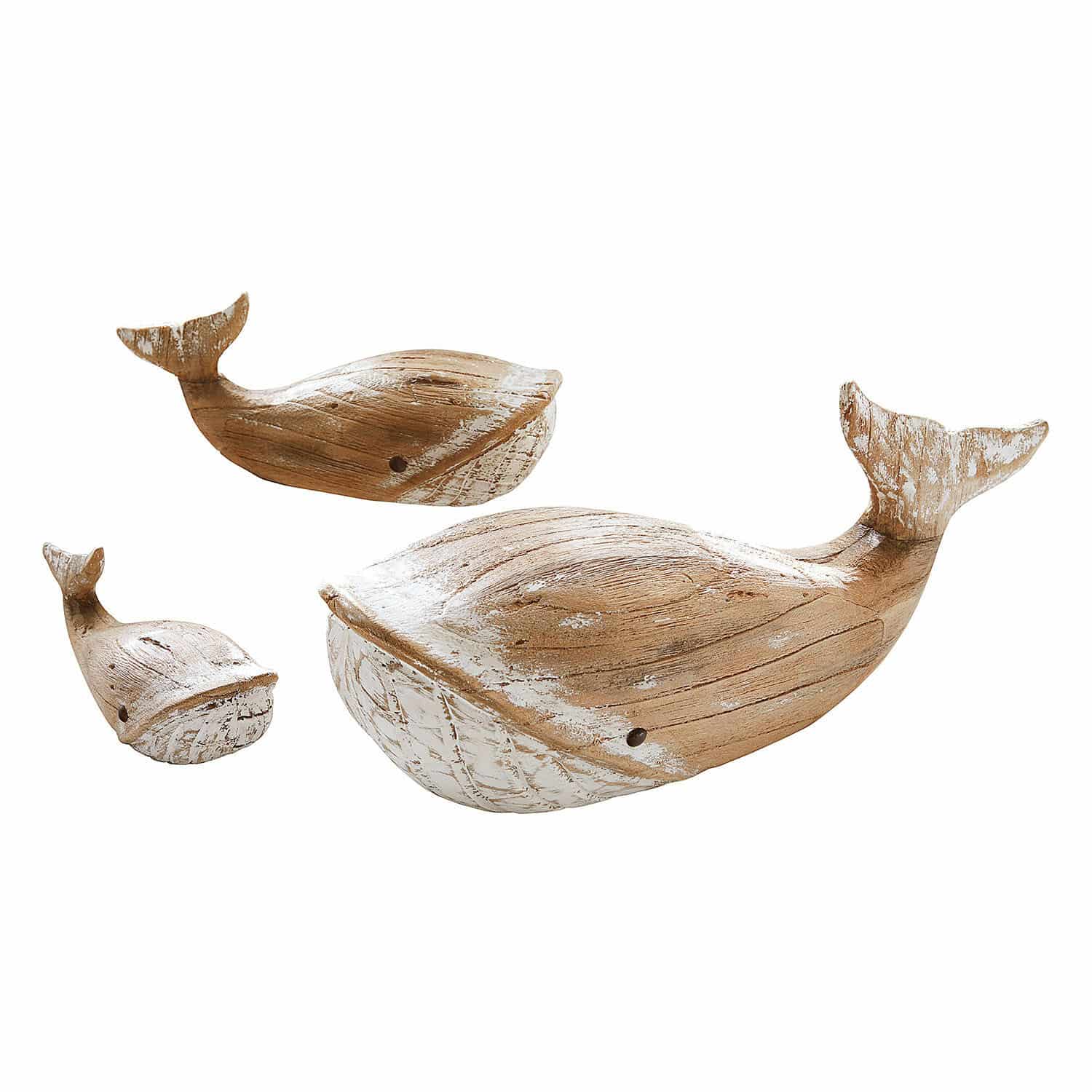 Lot de 3 baleines décoratives Breezie