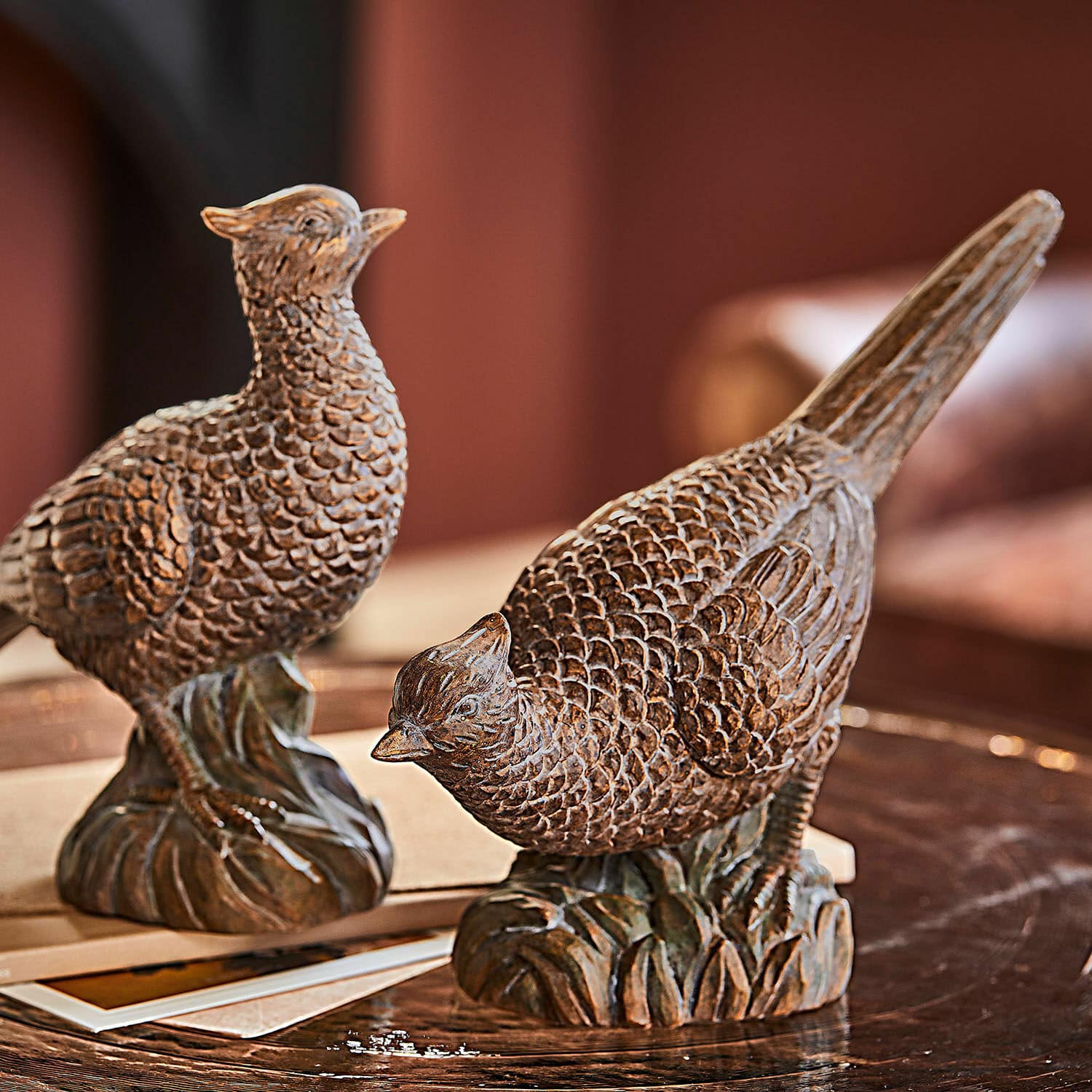 Lot de 2 oiseaux décoratifs Vivoso