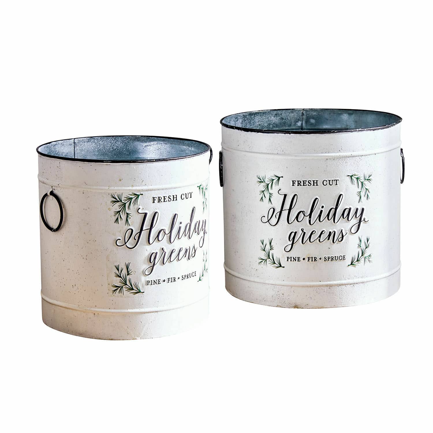 Lot de 2 cache-pots Holiday Greens