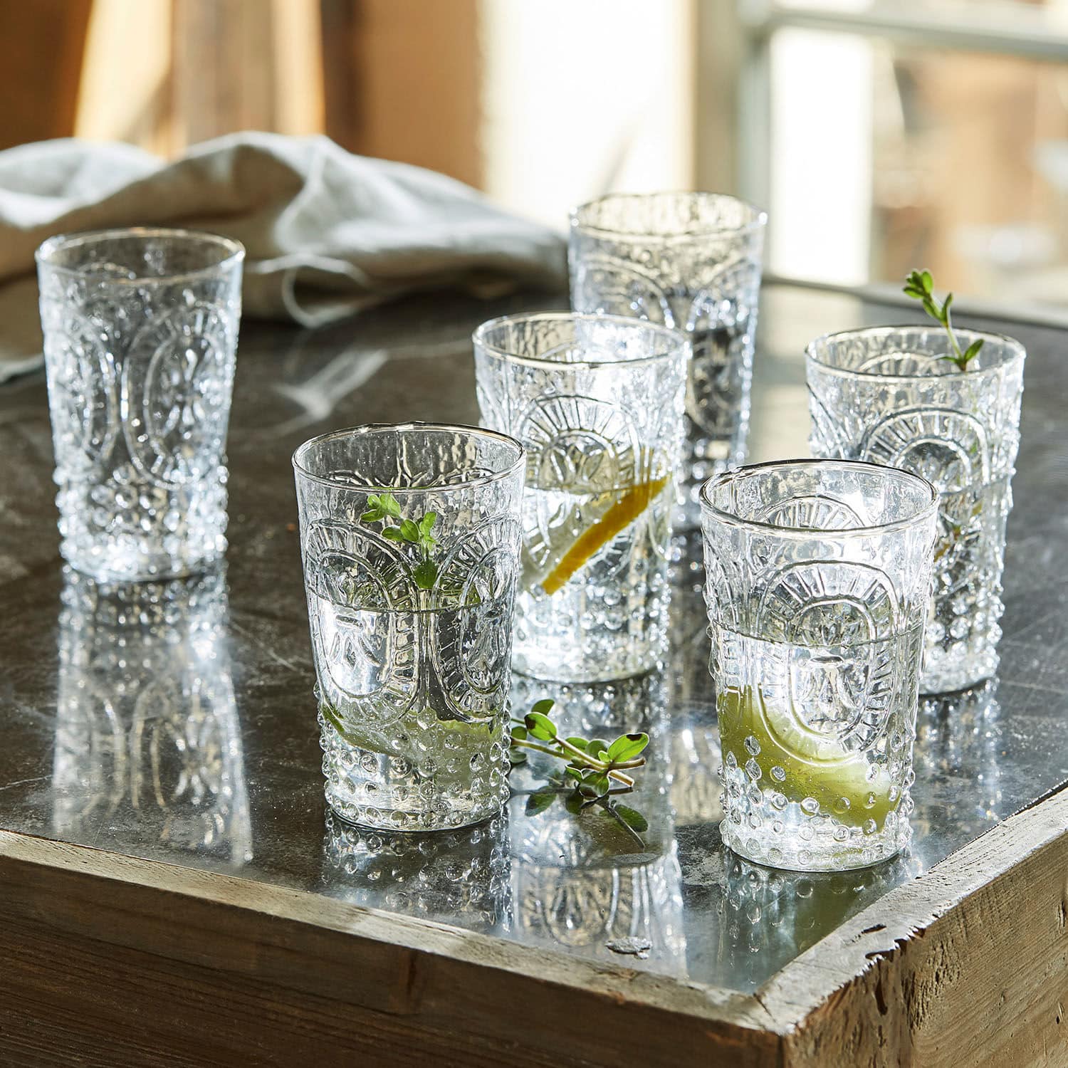 Lot de 6 verres Fleury