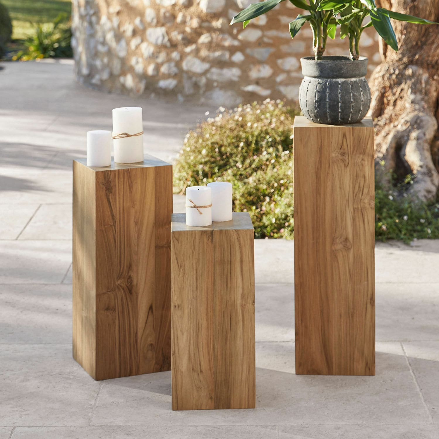 Lot de 3 colonnes Ezo