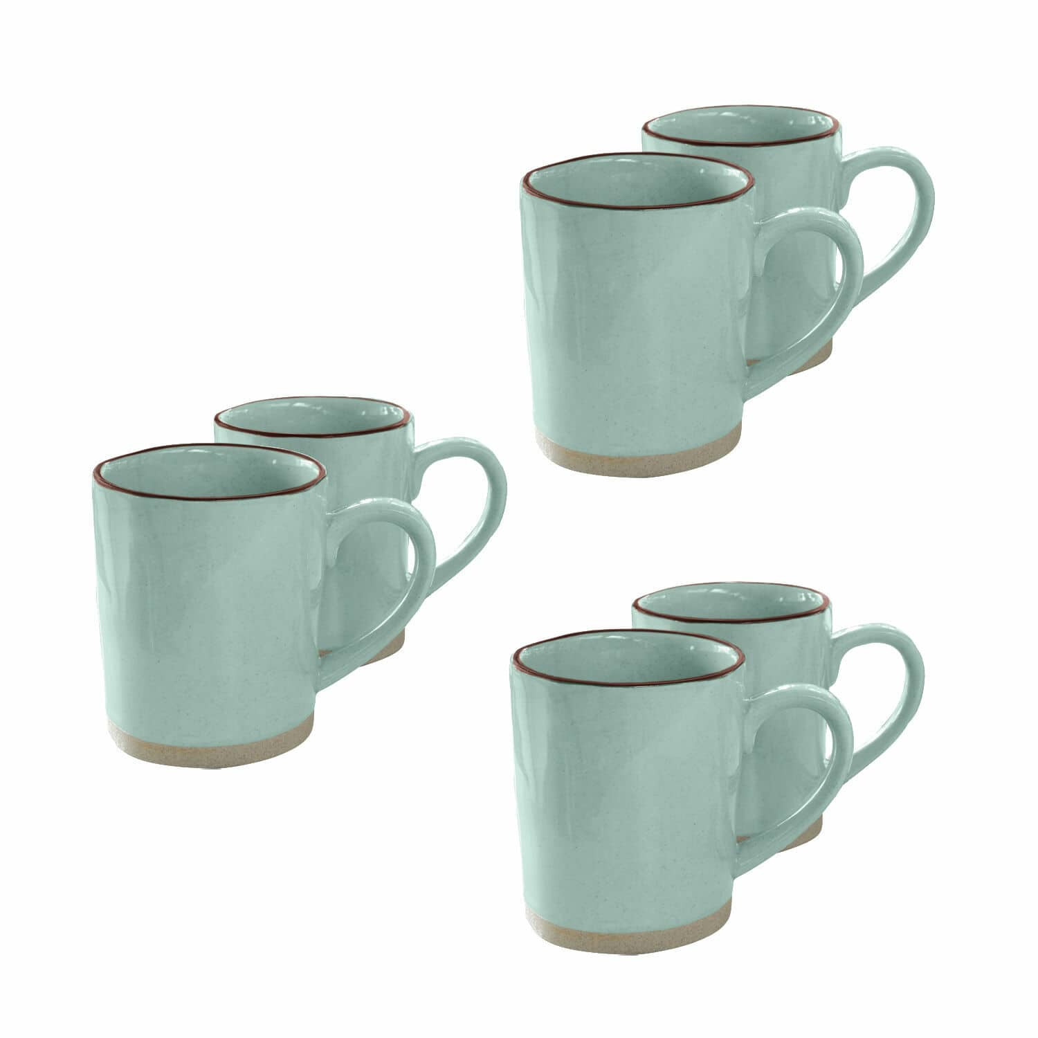 Lot de 6 tasses Biarré