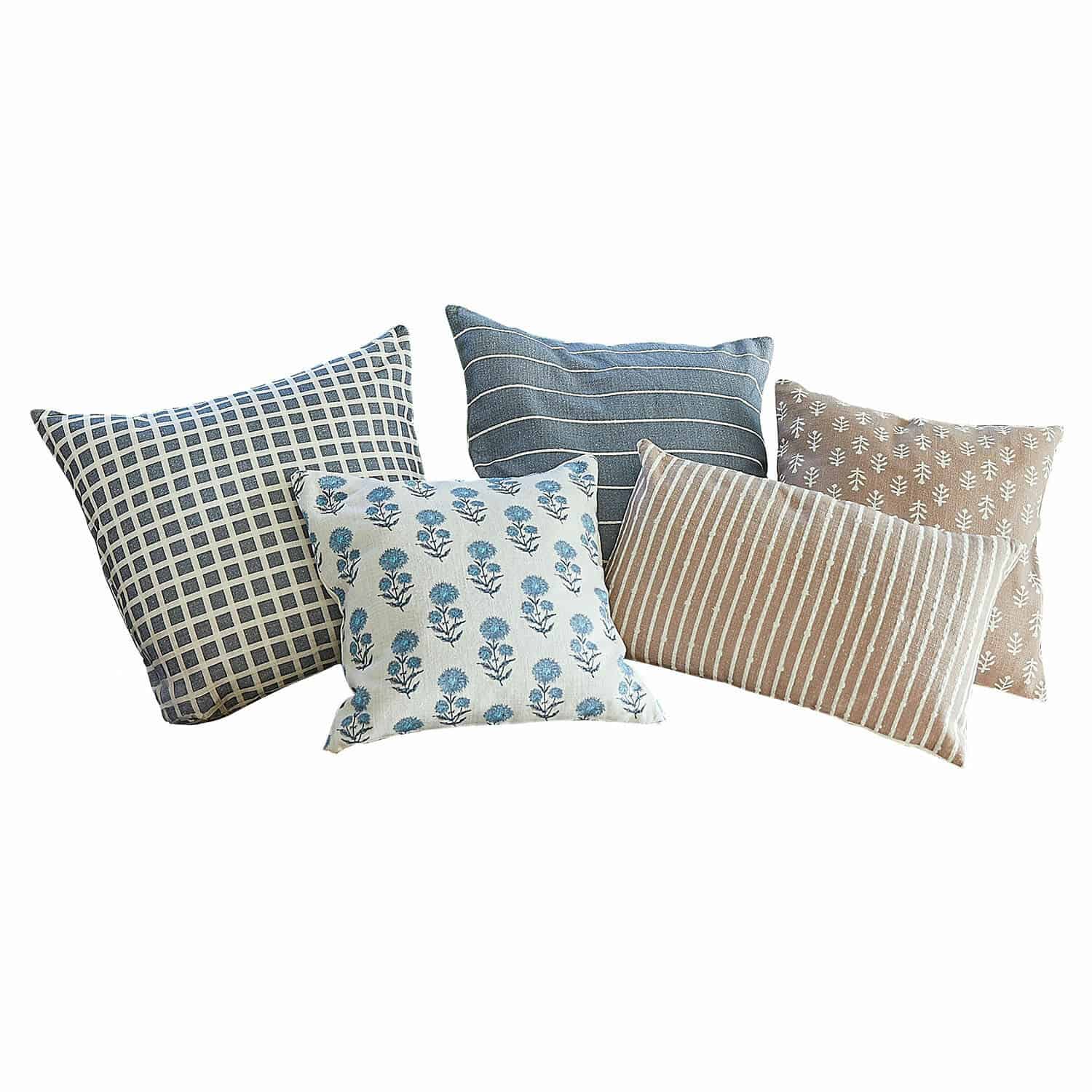 Lot de 5 housses de coussin Xantelle