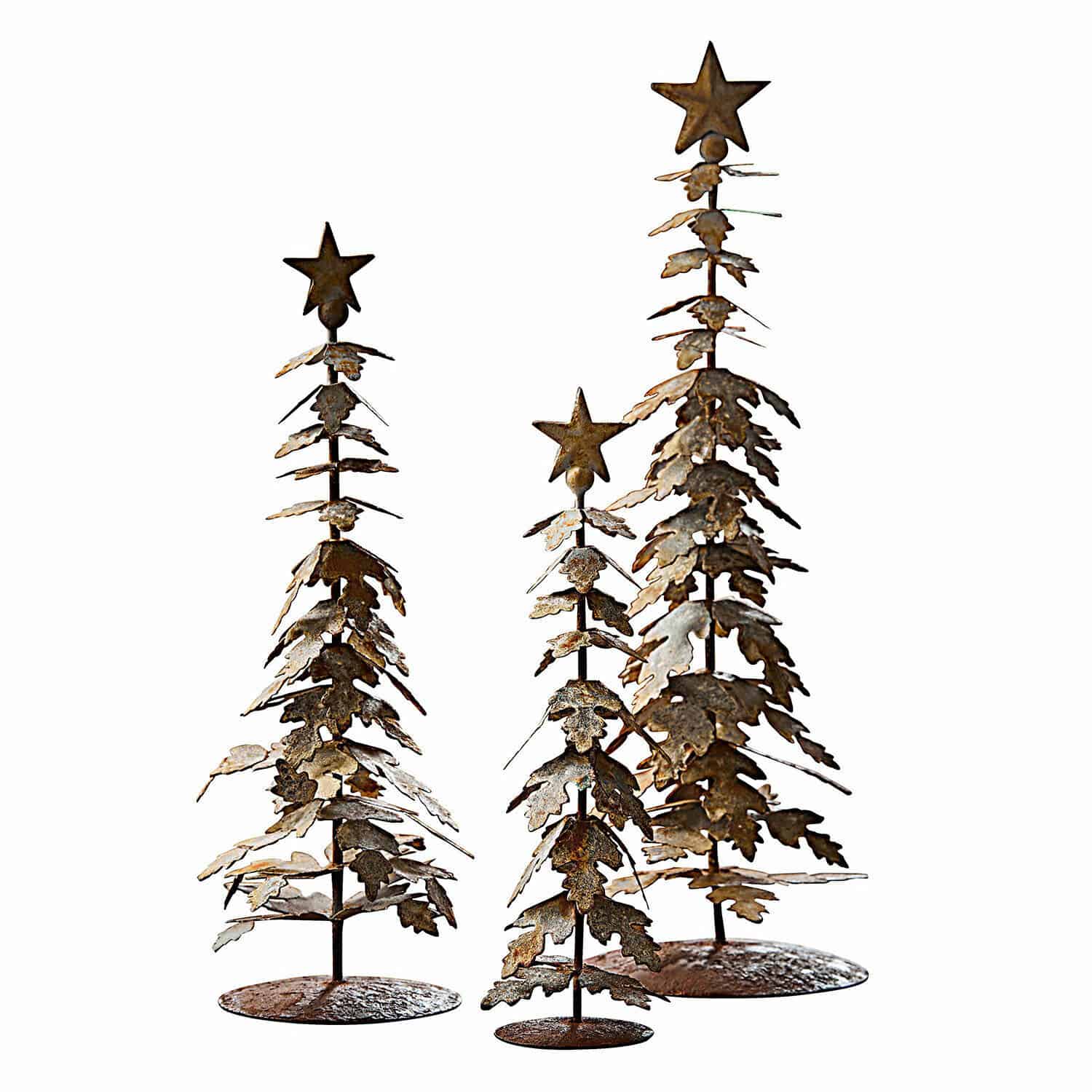 Lot de 3 arbres décoratifs Laruns