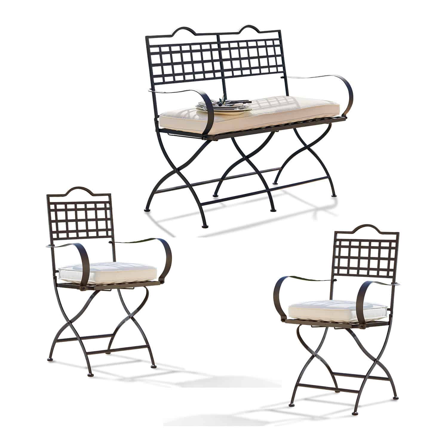 Ensemble banc et chaises Terell