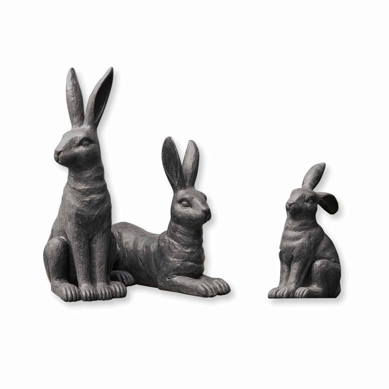 Lot de 3 lapins Ambre