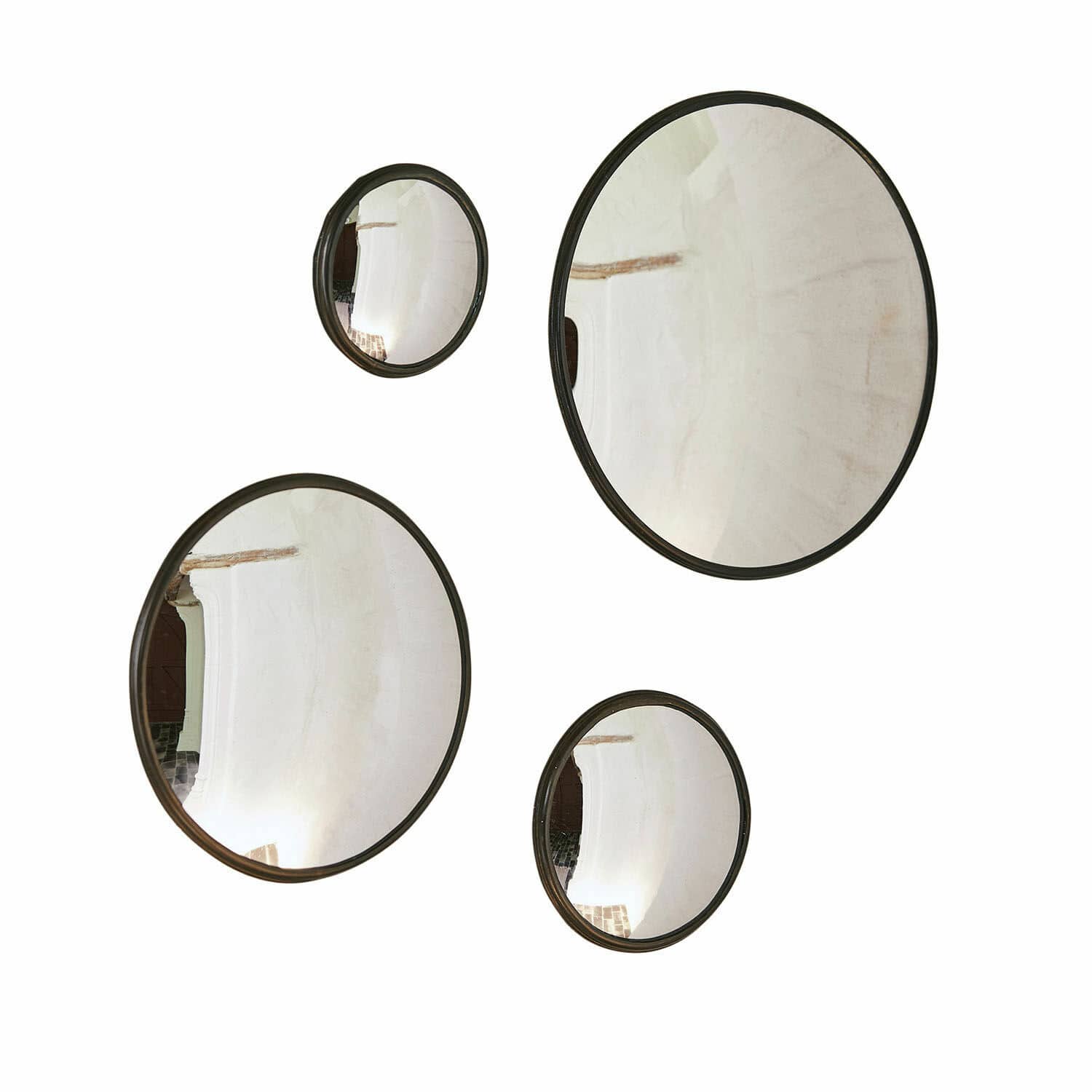 Lot de 4 miroirs Dunblane