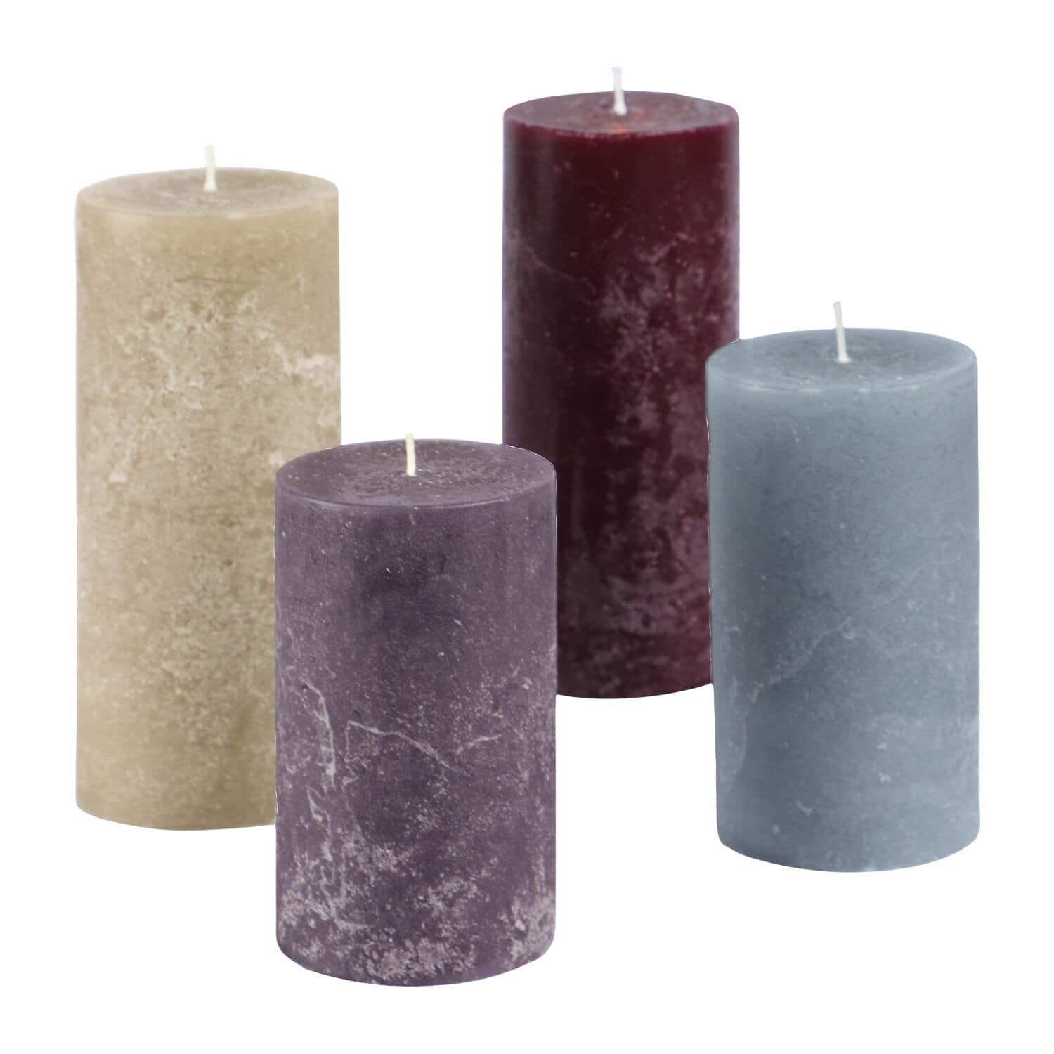 Lot de 4 bougies Berekua