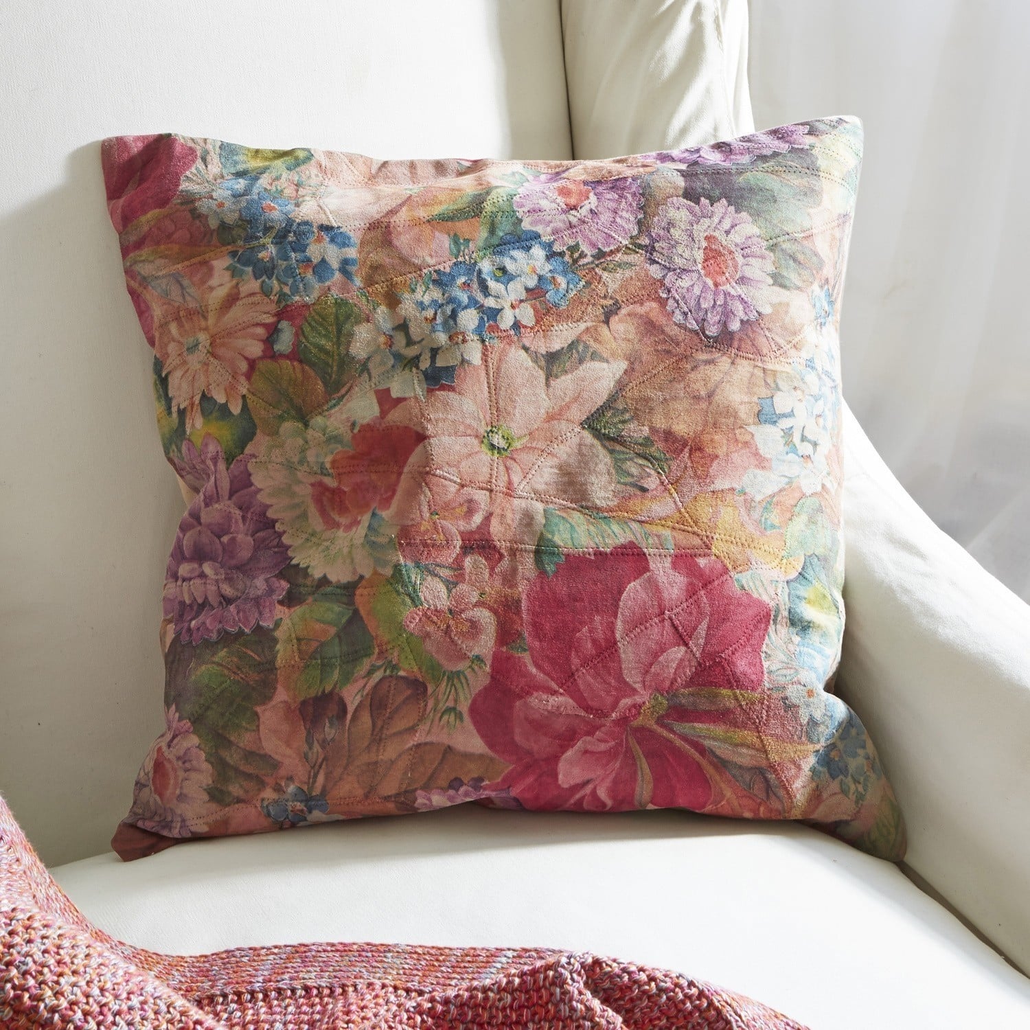 Housse de coussin Fleurelie