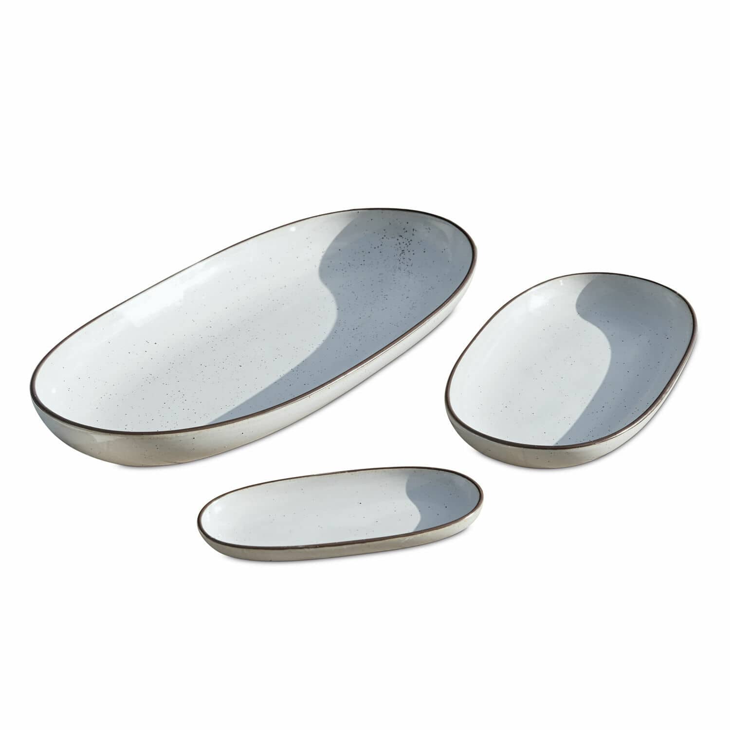 Lot de 3 plateaux de service Biarré