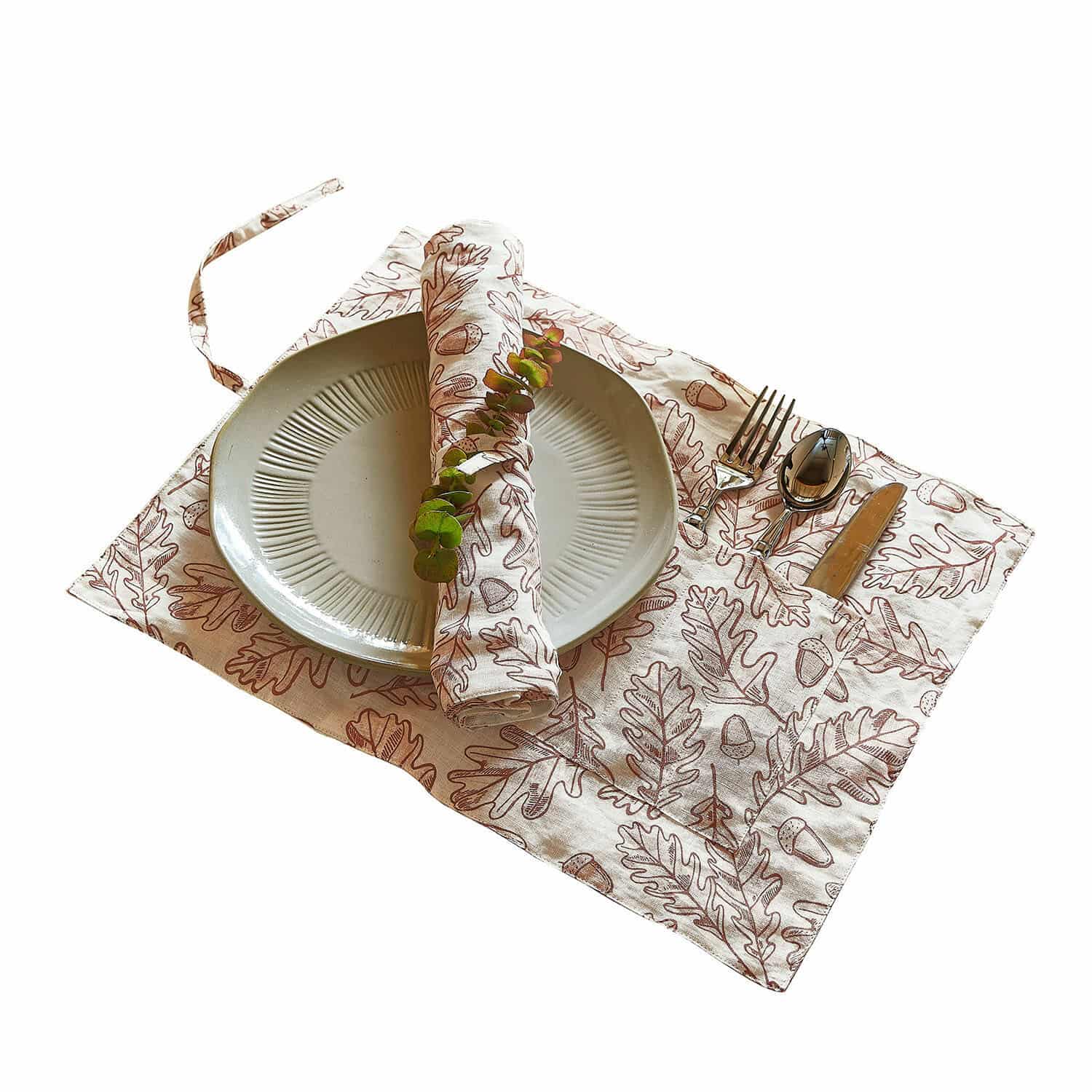 Lot de 2 sets de table Qubinal