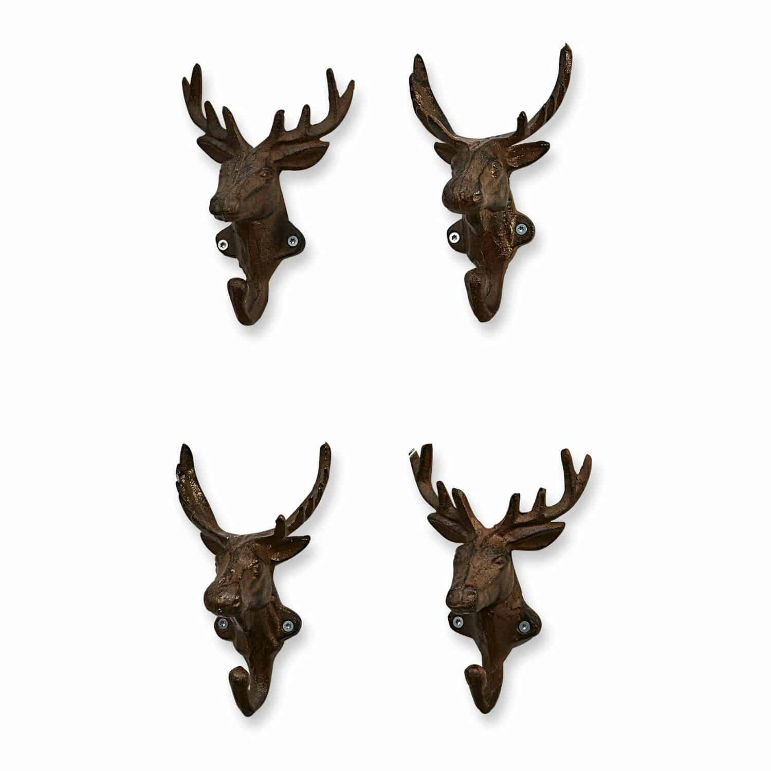 Lot de 4 patères Deer