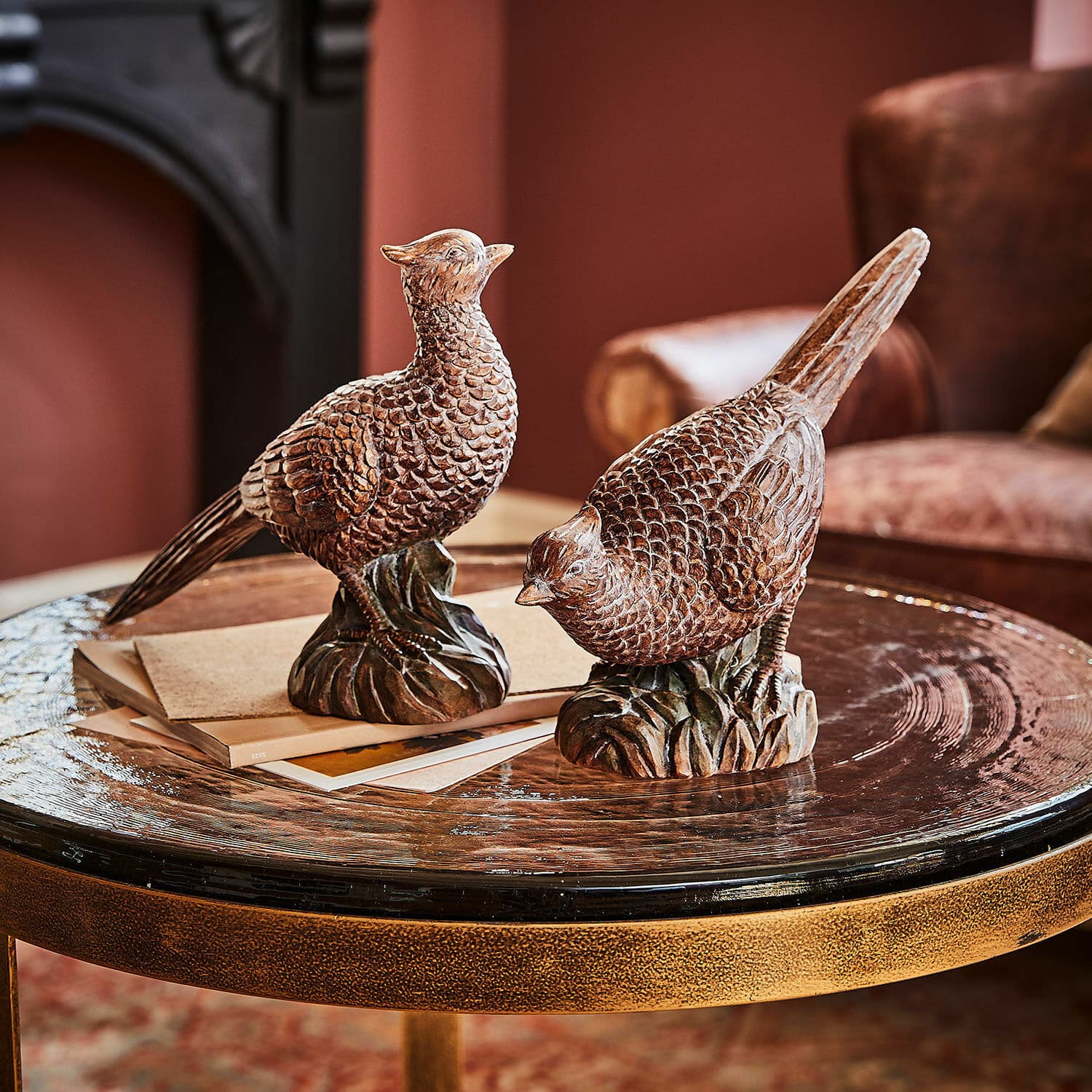 Lot de 2 oiseaux décoratifs Vivoso