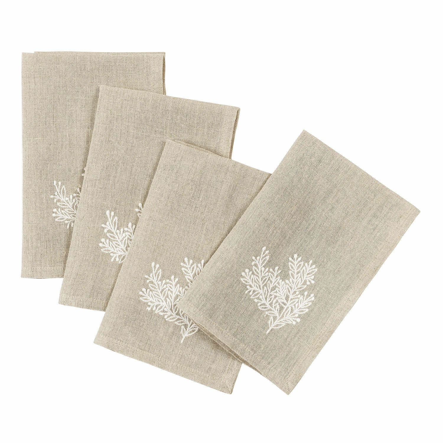 Lot de 4 serviettes de table Lysandria