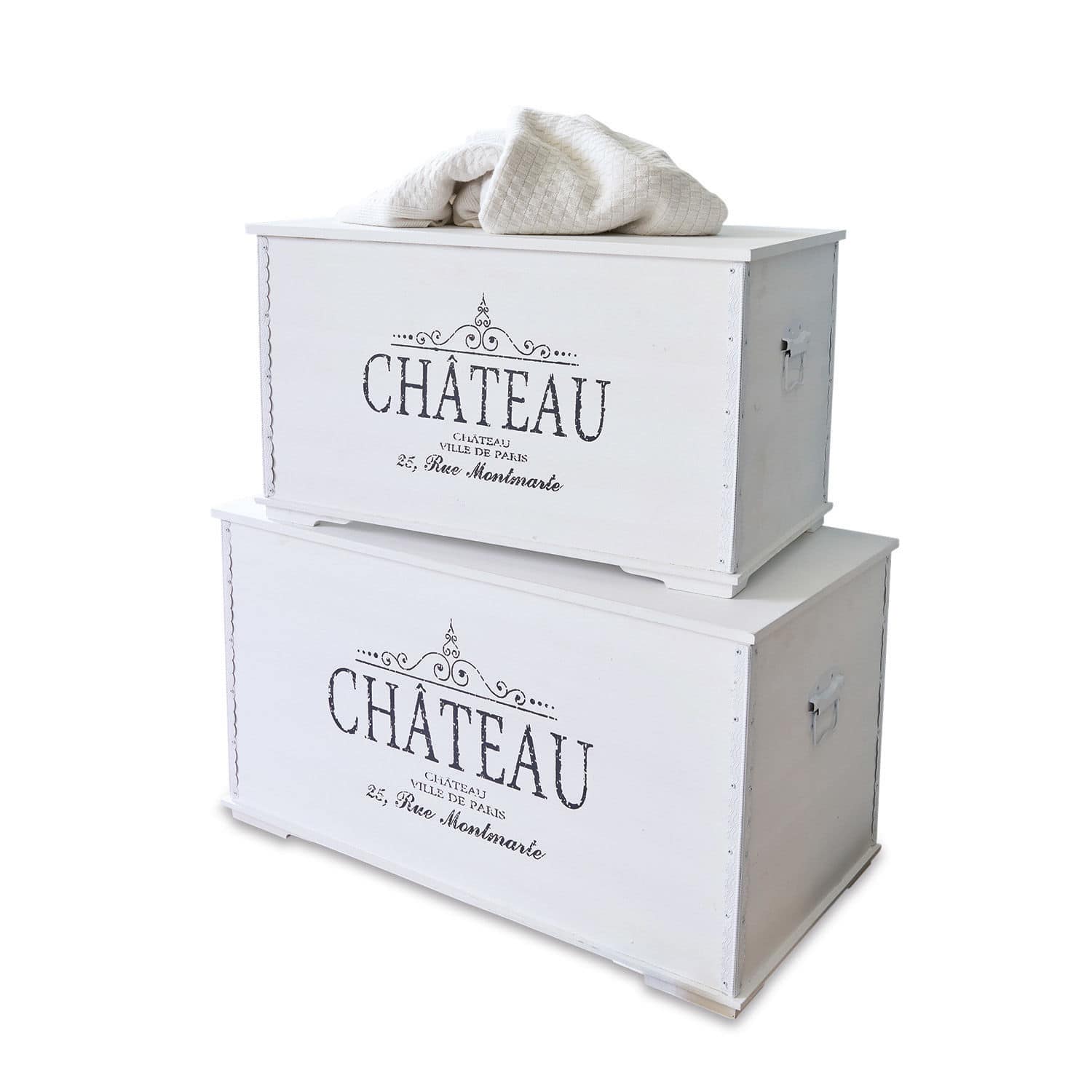 Lot de 2 malles Château