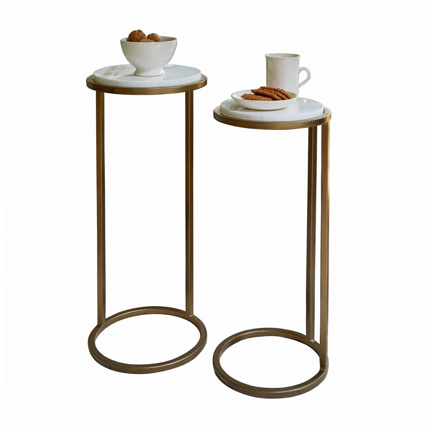 Lot de 2 tables d’appoint Soréline