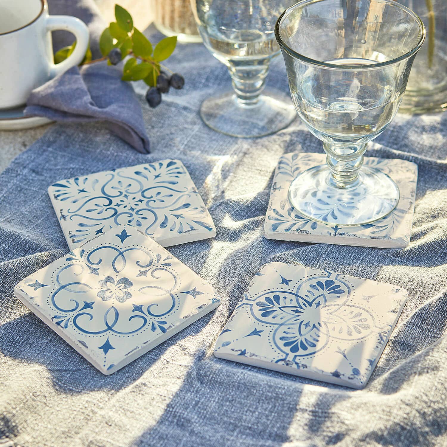 Lot de 4 dessous de verres Évry