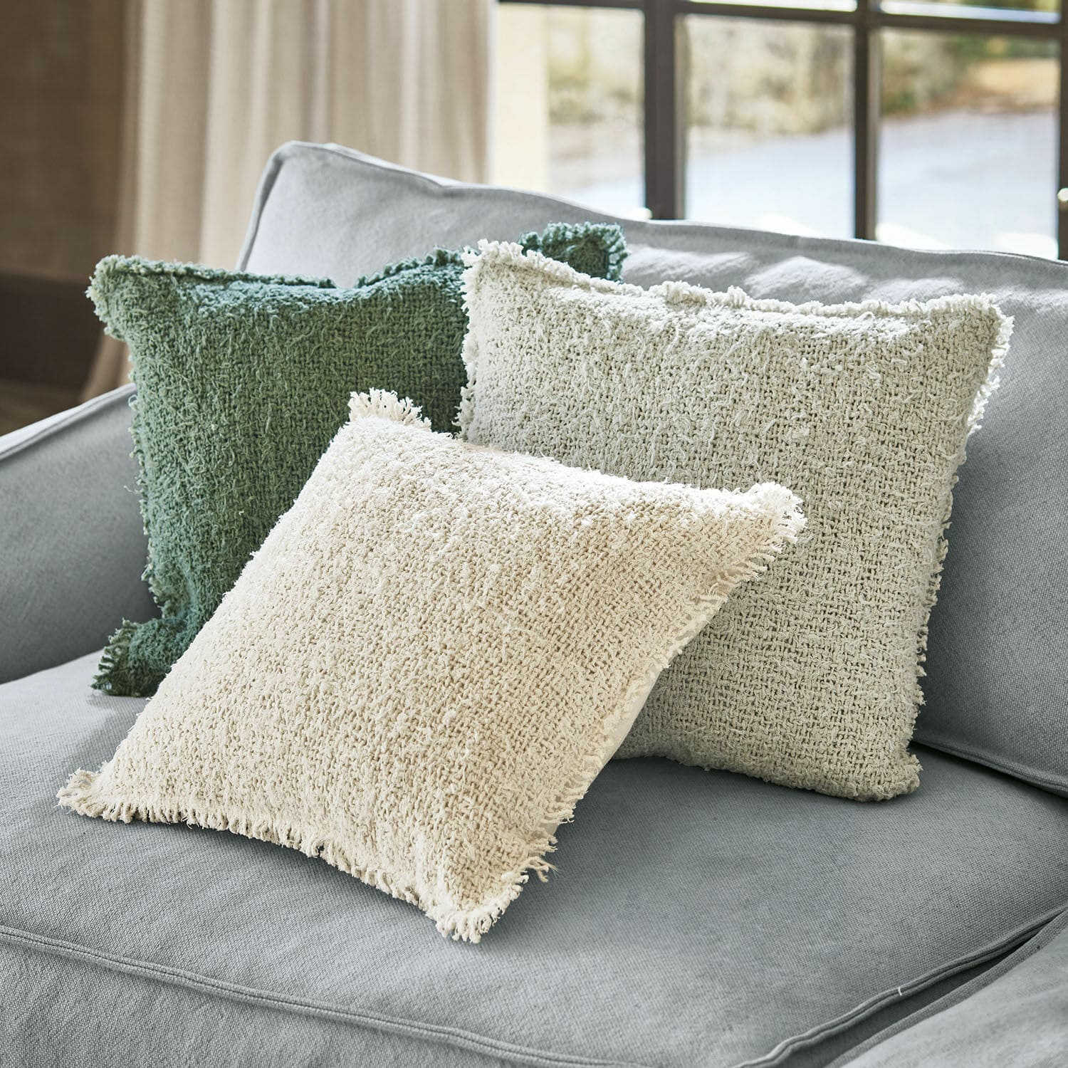 Lot de 3 housses de coussins Juliana