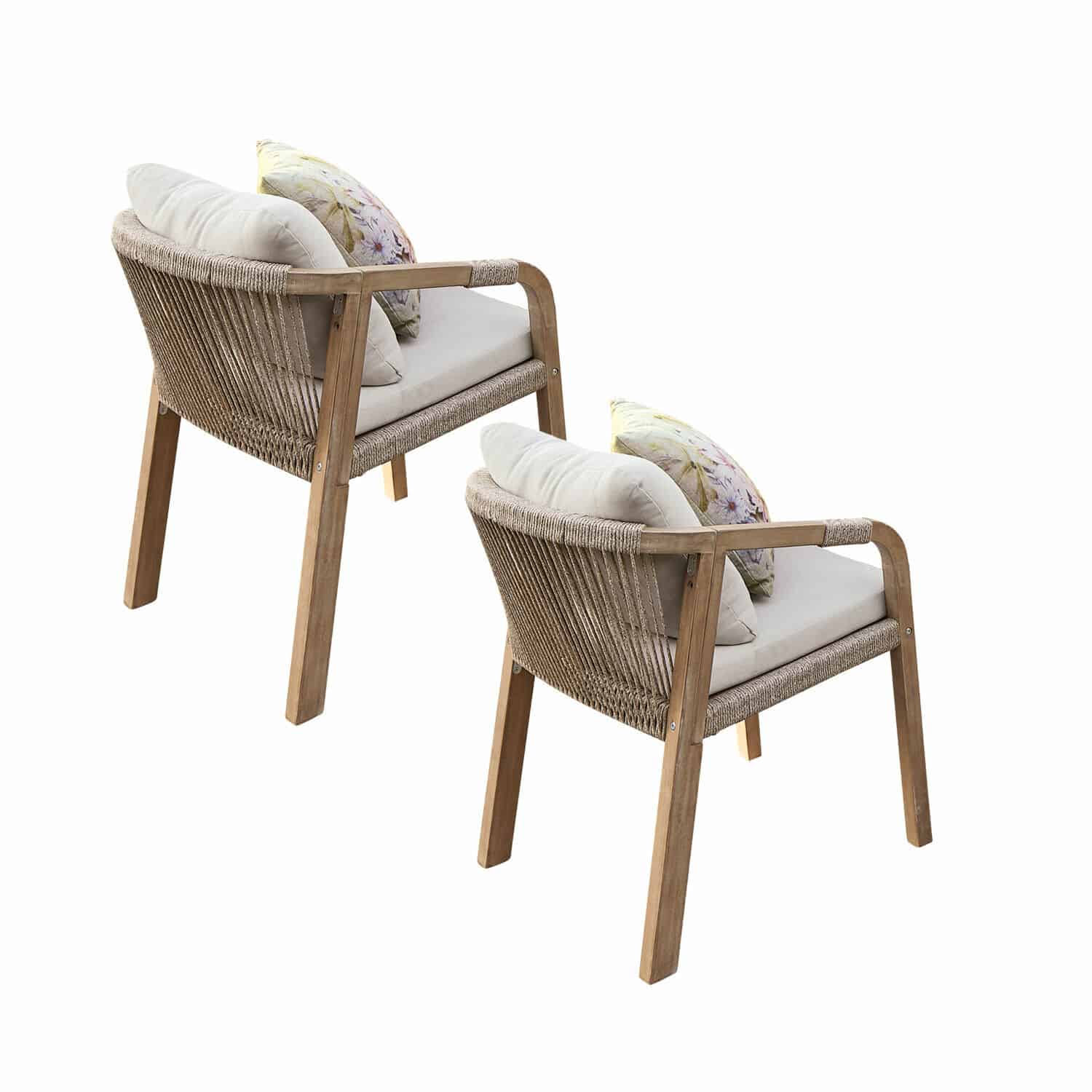 Lot de 2 chaises 100 % FSC® Kennedy