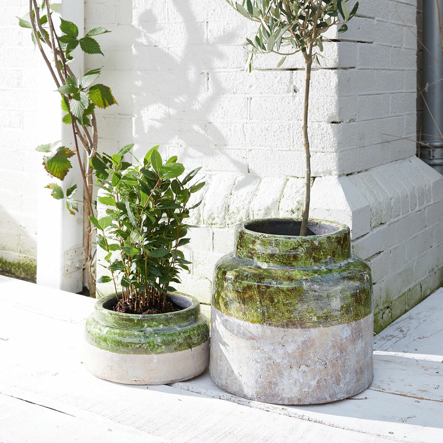 Lot de 2 cache-pots Bennet