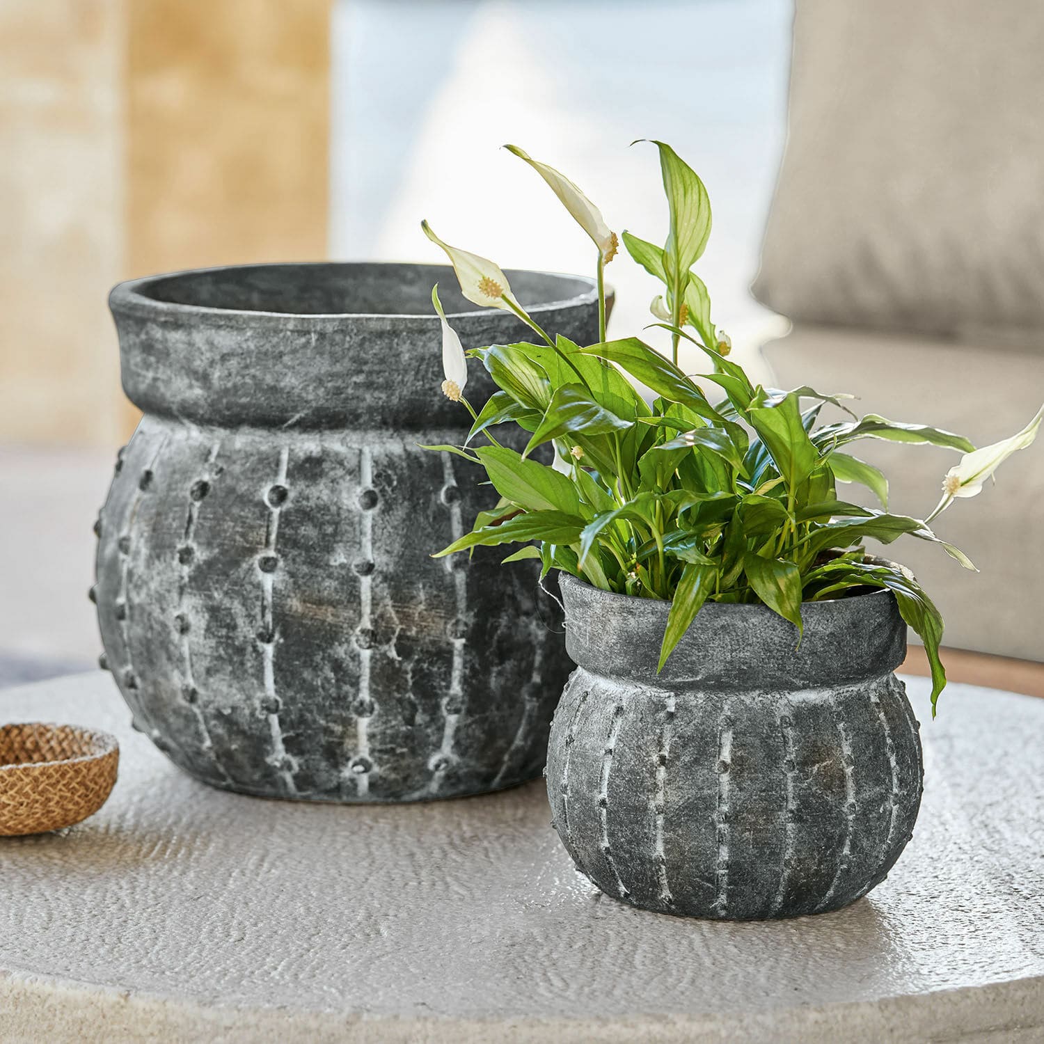 Lot de 2 cache-pots Mihiel