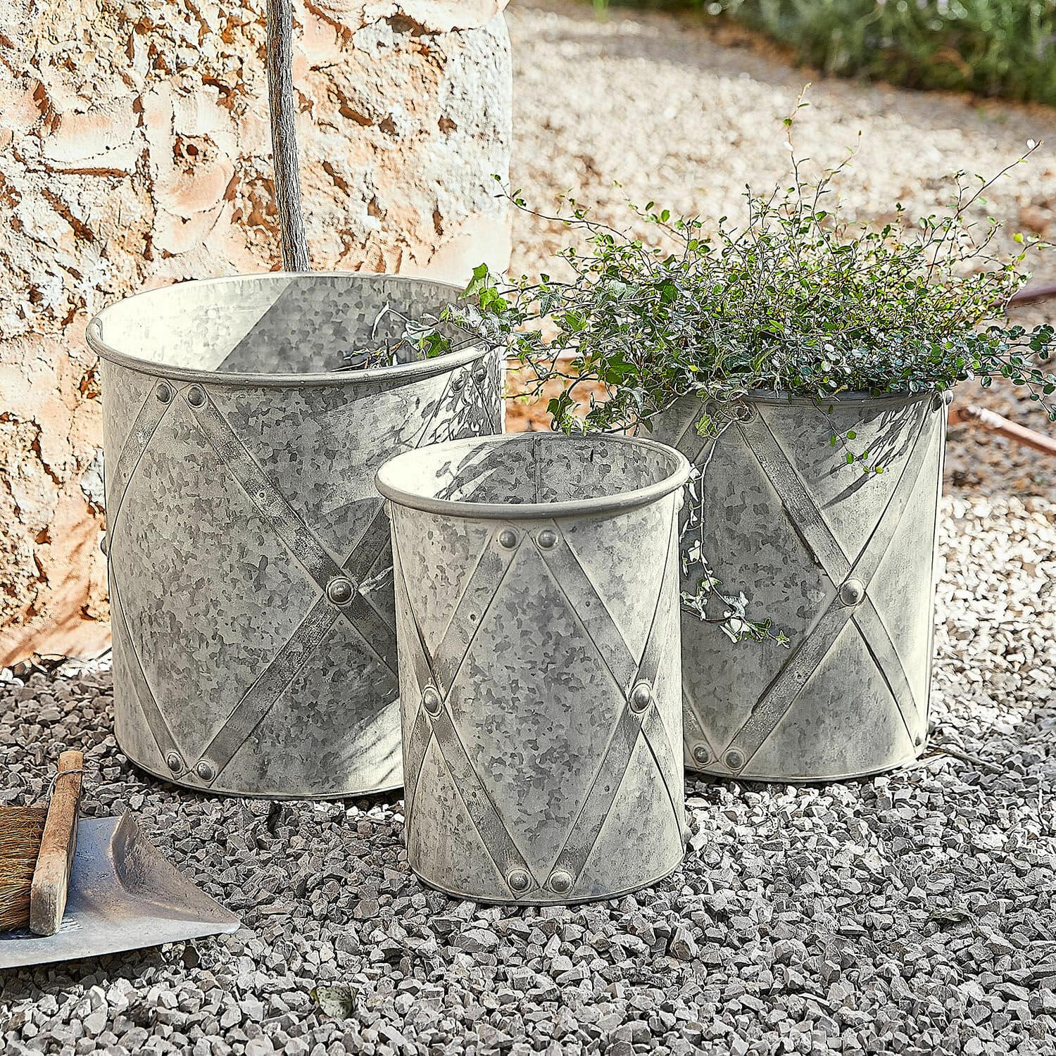 Lot de 3 cache-pots Exilnor