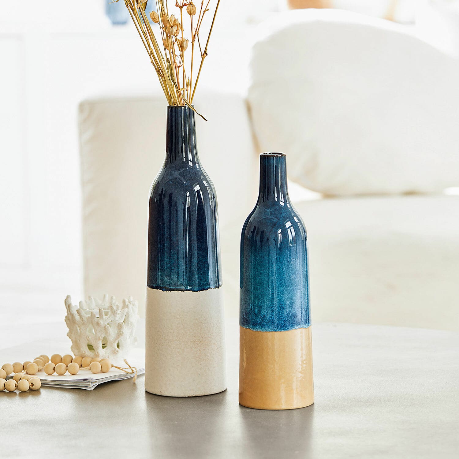 Lot de 2 vases Luciana