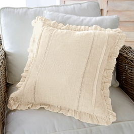 Housse de coussin Luritte crème