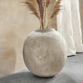 Vase Samai beige vieilli