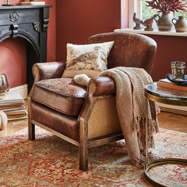 Fauteuil Banbury marron