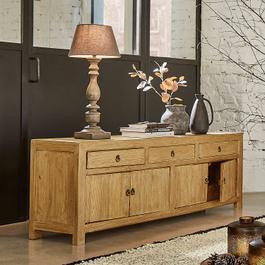 Buffet bas Willowcrest marron