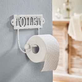 Porte-papier toilette Miramas blanc vieilli