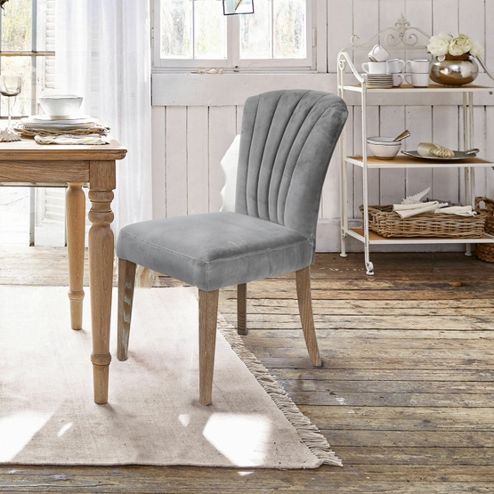 Chaise Pearl gris