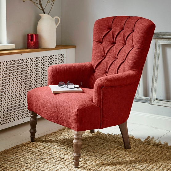 Fauteuil Hinsdale rouge