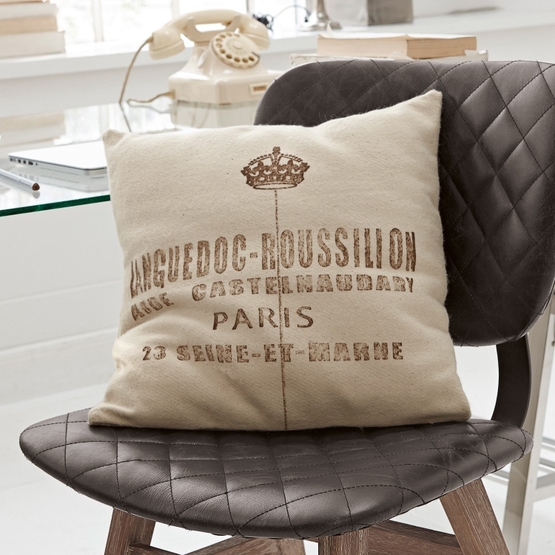 Coussin Roussilion crème